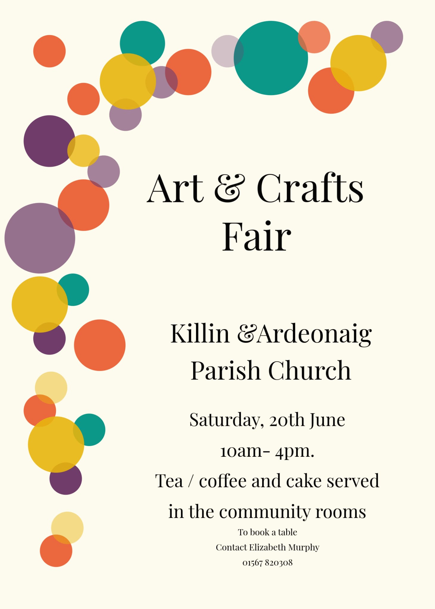 Artists and Crafters with their work for you to enjoy and buy